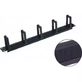 Органайзер 5bites CM-107B 5 колец/щеточный ввод/1U/19"/black