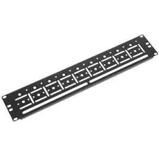 Органайзер ЦМО ГКО-У-2-9005 кабельный горизонтальный 19" для крепления стяжек 2U, цвет черн