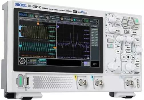Осциллограф цифровой Rigol DHO802 2 канала, 70 МГц, 1,25 Гвыб/с, 12 бит