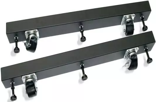 Основание Hyperline ORK2A-BSM-1250-RAL9005 для стоек ORK2A глубиной 1250 мм, для установки стойки на ножки и ролики (ножки и ролики в комплекте), цвет