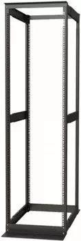 Открытая стойка двухрамная 19, 32U Hyperline ORK2A-3281-RAL9005 черная (RAL 9005)