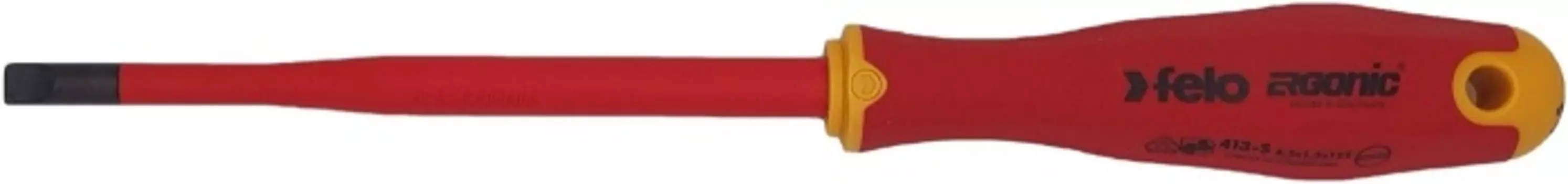 Отвертка диэлектрическая Felo 41396590 SL 6,5х1,2 E-Slim Ergonic