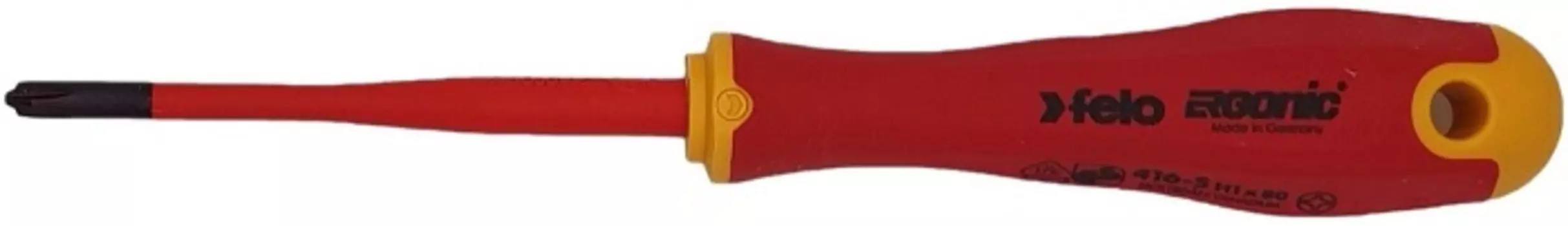 Отвертка диэлектрическая Felo 41619290 PH 1 +/- E-Slim Ergonic