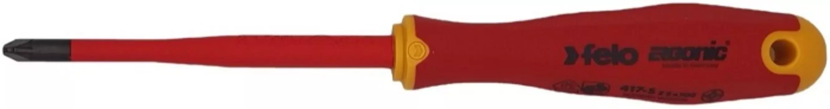 Отвертка диэлектрическая Felo 41729390 Ergonic крестовая +/- E-SLIM Z 2X100