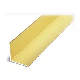 уголок алюминиевый золото 30x30x1,5х2000мм
