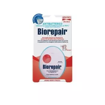 Нить зубная ультра-плоская невощеная Filo Non Cerano Ultrapiatto Biorepair/Биорепэйр 30м