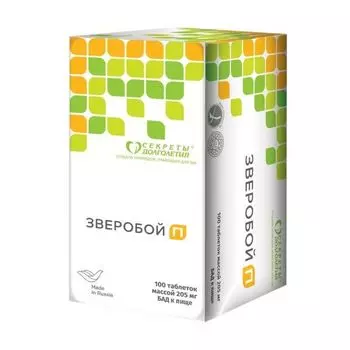 Зверобой-П Парафарм таблетки 205мг 100шт