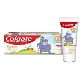 Паста зубная для детей без фторида 3-5 лет Colgate/Колгейт 60мл