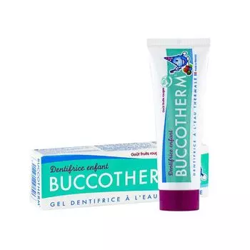 Зубная паста для детей с 3 лет со вкусом лесных ягод с термальной водой Buccotherm 50мл