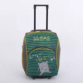 Чемодан на 2-х колесах С раздвижкой Mr.Bag текстиль
