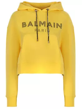 Худи хлопковое BALMAIN