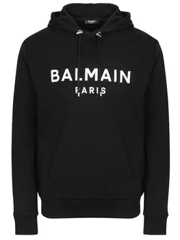 Худи хлопковое BALMAIN