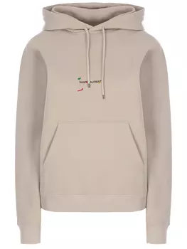Худи хлопковое SAINT LAURENT