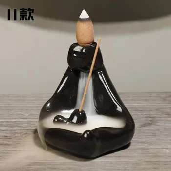 Creative Ceramic Time Comes To Run The Incense Burner Gift A Heron Lotus Ascending and Returning Incense Burner Home Decoration