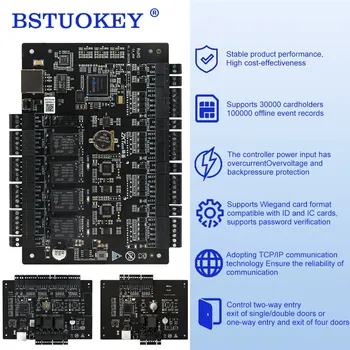 ZKTeco C3-100 C3 400, основанный на стандартах интерфейса, TCP, Double Gate, контроллер доступа LAN с входом Wiegand