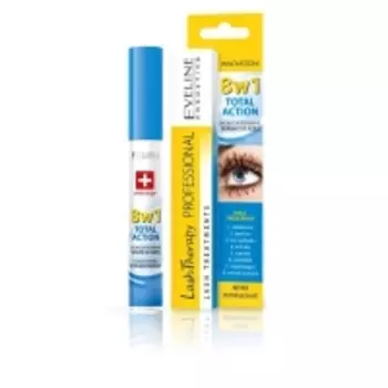 Eveline Cosmetics - Концентрированная сыворотка для ресниц 8 в 1 Lash Therapy Professional Total Action, 10 мл
