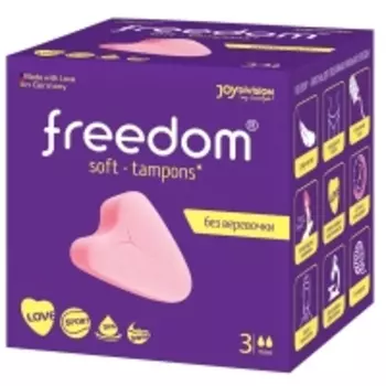 Freedom - Тампоны гигиенические Mini, 3 шт