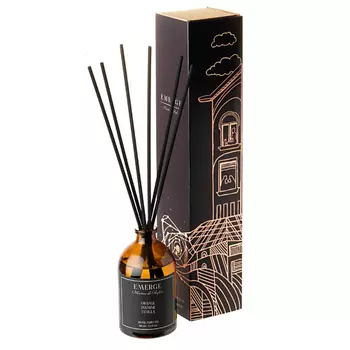 EMERGE Диффузор ароматический Orange Jasmine Vanilla для дома с палочками 100.0
