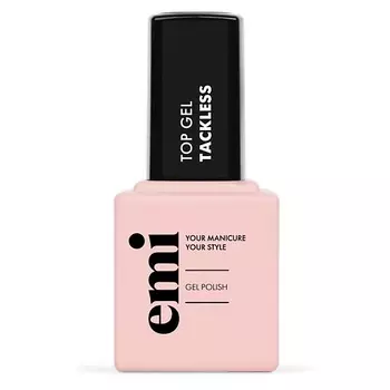 EMI Эластичный топ для гель-лака без липкого слоя E.MiLac Top gel Tackless 9.0