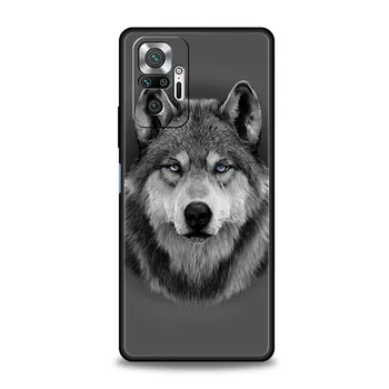 Чехол с изображением животного волка для Xiaomi Redmi Note 11 10 8 Pro 10S 9S 9 9T 8T 9C 9A 8A 7 K40 Gaming K50 11T 5G, чехлы для телефонов, мягкий бампер Redmi 8A