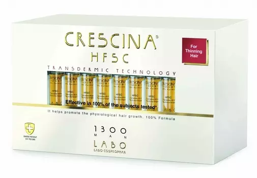 Crescina Лосьон для возобновления роста волос у мужчин Transdermic Re-Growth HFSC, №40 (Crescina, Transdermic)