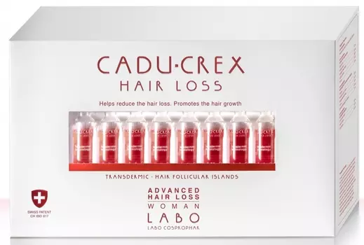 Crescina Лосьон при средней стадии выпадения волос у женщин Advanced Hair Loss, №40 (Crescina, Cadu-Crex)