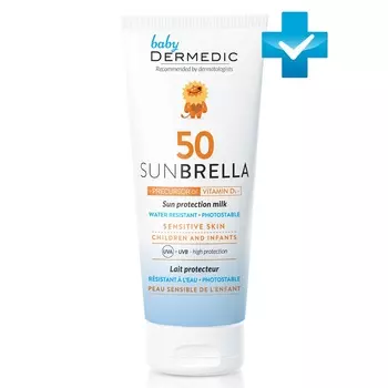 Dermedic Солнцезащитное молочко для детей SPF 50, 100 г (Dermedic, Sunbrella)