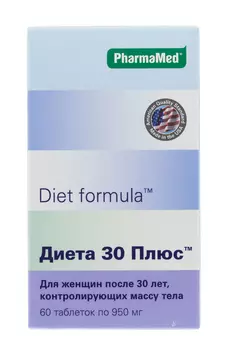 Diet Formula "Диета 30 плюс" в таблетках, 60 шт. (Diet Formula, )
