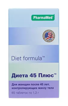 Diet Formula "Диета 45 плюс", 60 таблеток (Diet Formula, )