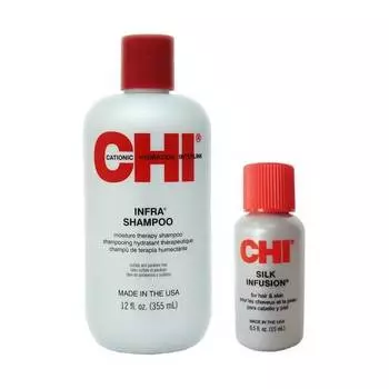 Chi Набор для красоты волос (шампунь 355 мл + гель 15 мл) (Chi, Наборы)