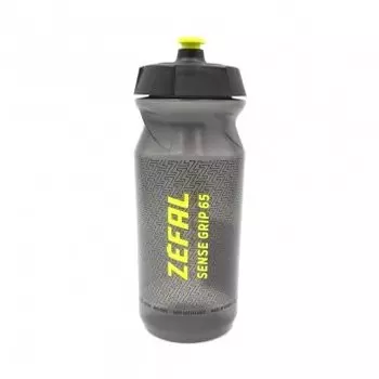 Фляга велосипедная ZEFAL SENSE GRIP 65, пластиковая, 650мл, серый/желтый, 1532