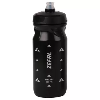 Фляга велосипедная Zefal Sense Soft 65 Bottle, пластик, 650 мл, черный, 2023, 155К