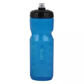 Фляга велосипедная Zefal Sense Soft 80 Bottle Translucent, пластик, 800 мл, синий, 2023, 157L