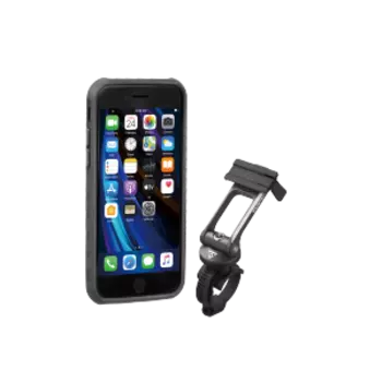 Чехол для смартфона TOPEAK RIDECASE, W/RIDECASE MOUNT WORKS W/IPHONE SE, IPHONE 8/7, с креплением, BLACK/GRAY, TT9866BG