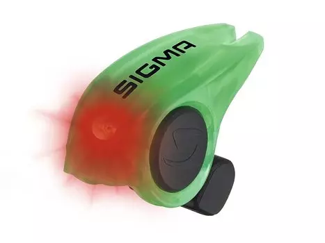 Фонарь стоп-сигнал Sigma Sport Brakelight, зелёный корпус, 31002