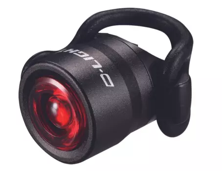 Фонарь велосипедный D-LIGHT CG-212R-Black, задний, габаритный, алюминий, корпус черный, 3085