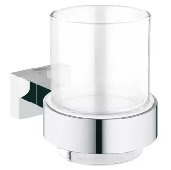 Держатель зубных щеток со стаканом Grohe Essentials Cube 40755001