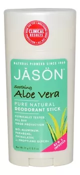 Дезодорант-стик успокаивающий с экстрактом алоэ вера Soothing Aloe Vera Pure Natural Deodorant Stick 71г