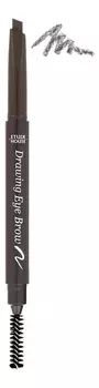 Двойной карандаш для бровей Drawing Eye Brow Duo 0,3г: 04 Dark Gray