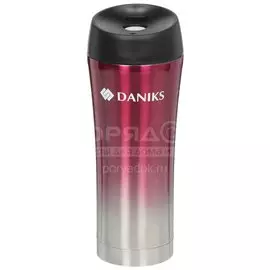 Термокружка Daniks SL-NT015-met-crims, 450 мл, вишневая