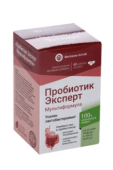 Пробиотик Эксперт Мультиформула Природный лекарь, 60 шт, капсулы