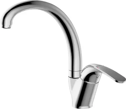 Смеситель для кухонной мойки Bravat Fit F7135188CP-1-RUS хром