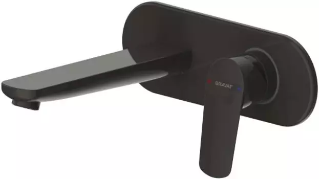 Смеситель для раковины Bravat Rhein P8429564BW-ENG черный матовый