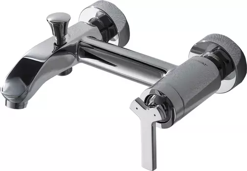 Смеситель для ванны с душем Bravat Waterfall F673107C-01 хром