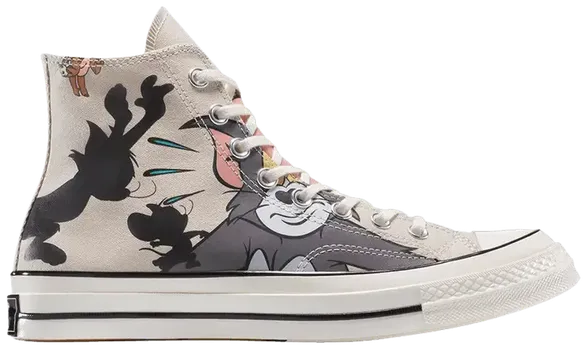 Кроссовки Converse Tom & Jerry x Chuck Taylor All Star High 'Egret', кремовый