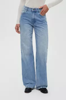Джинсы wide leg fit женские