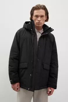 Куртка oversize силуэта с капюшоном