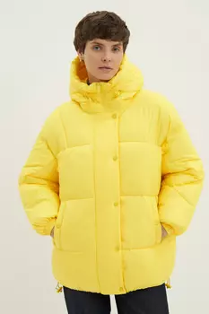 Куртка oversize силуэта с капюшоном