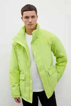 Куртка oversize силуэта с капюшоном