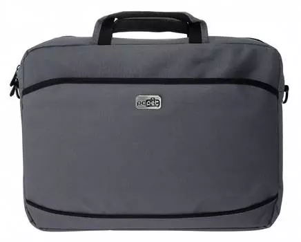 Сумка для ноутбука 15.6" PC Pet 600D, нейлон, серый (PCP-A1315GY)